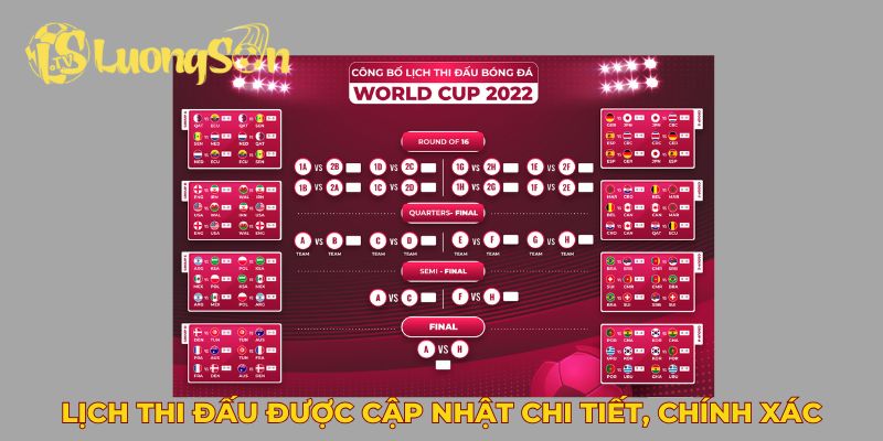 Lịch thi đấu Lương Sơn được cập nhật chi tiết, chính xác